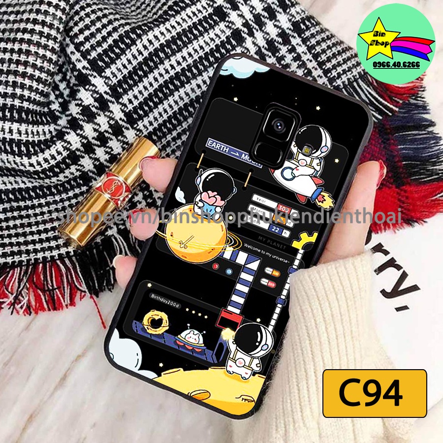 Ốp lưng Samsung A5 2018 / A8 2018 / A6 2018 / J6 2018 in hình Vũ trụ ngân hà cá tính cao cấp