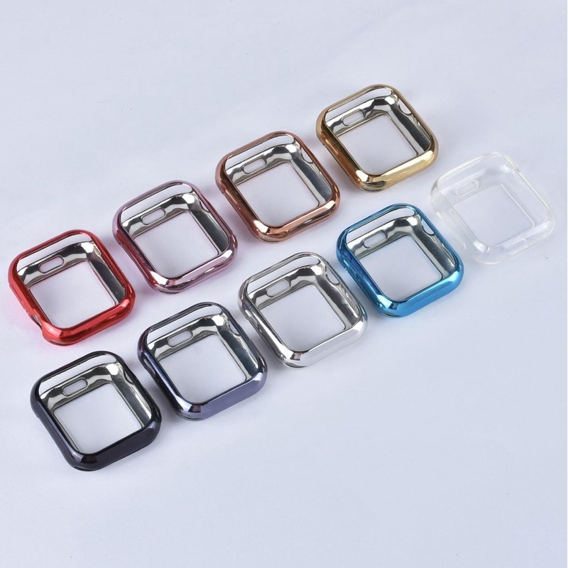 Vỏ TPU FairyCasing mềm siêu mỏng cho đồng hồ Apple Se 6 5 4 3 2 1 kích thước 38mm 42mm 40mm 44mm
