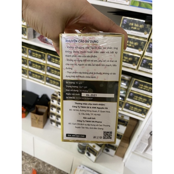 Trà giảm cân Phạm Gia gold 3+ hỗ trợ giảm cân