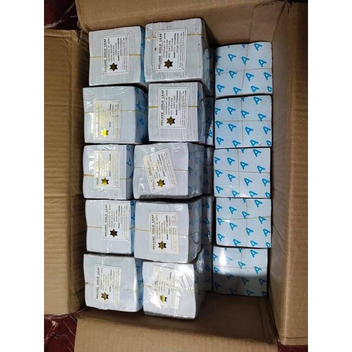 30000 lá vàng chuyên dát vàng đồ thờ, trang trí nội thất, tượng phật, màu sắc đẹp, dễ thi công