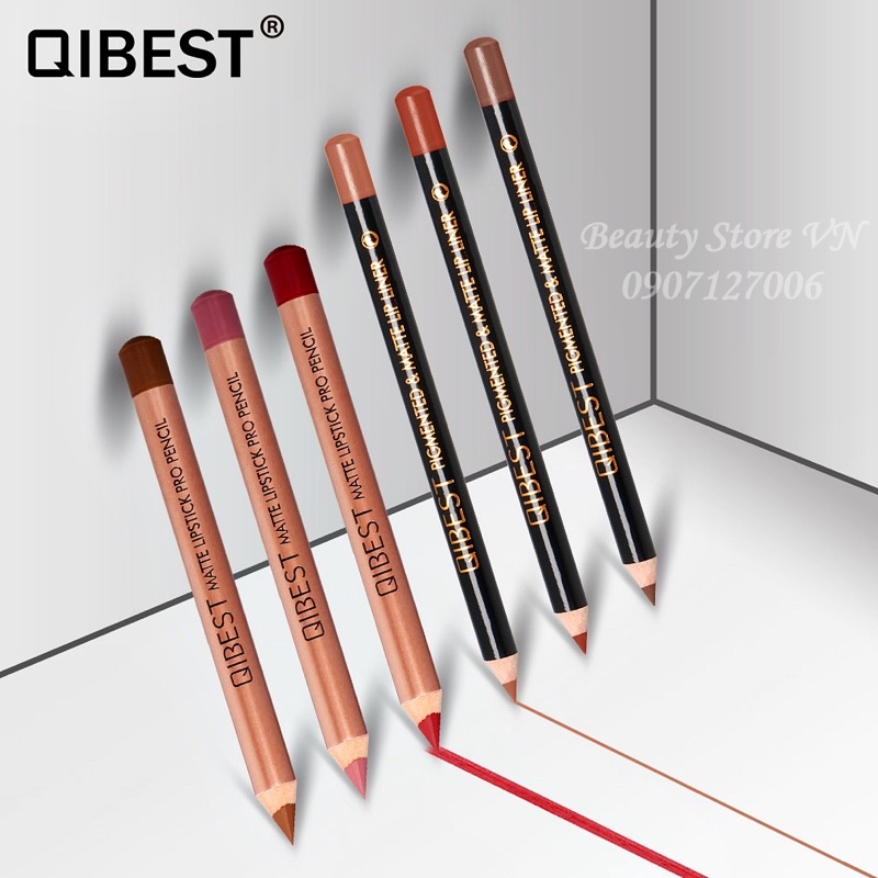 [FREESHIP] Set Son Bút Chì + Chì Kẻ Viền Môi Màu Nude Siêu Tây