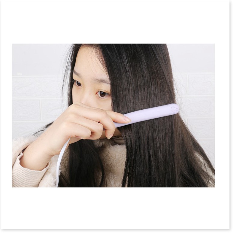 Máy duỗi tóc mini 𝑭𝑹𝑬𝑬𝑺𝑯𝑰𝑷 Máy uốn duỗi tóc 2 trong 1 đa năng, uốn duỗi kẹp tóc mini 9639