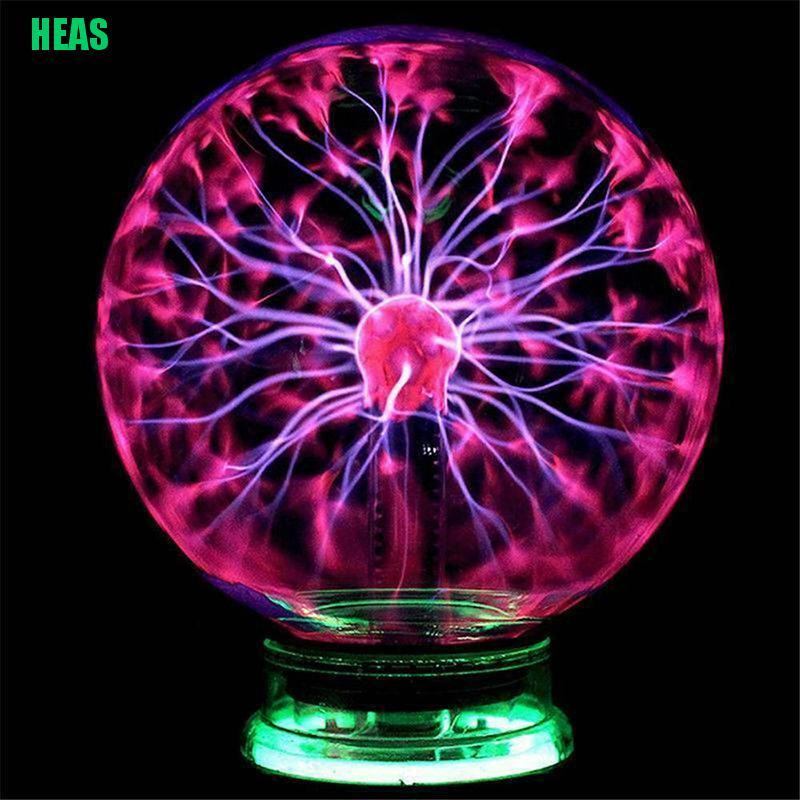 Đèn để bàn hình quả cầu ma thuật bằng kính plasma phong cách