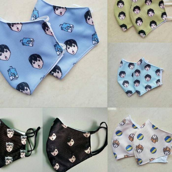 Mặt Nạ Cosplay Nhân Vật KAGEYAMA HINATA Kokuto TSUKI OIKAWA Độc Đáo