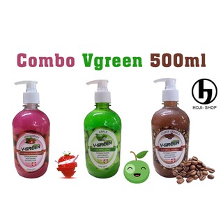 Combo 3 Chai Nước Rửa Tay Vgreen 500ml