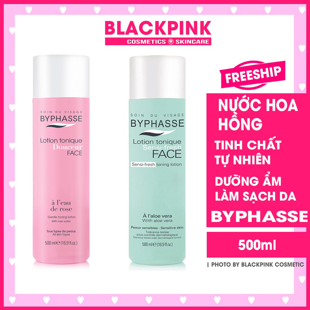 Nước Hoa Hồng BYPHASSE Toner Byphasse Lotion 500ml