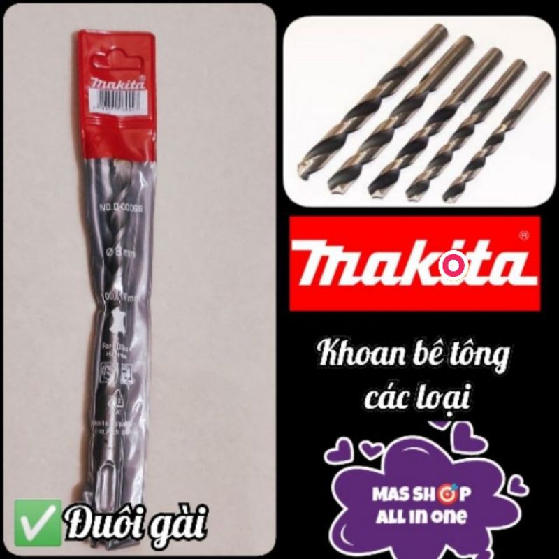 Mũi khoan bê tông  Makota® chuôi gài