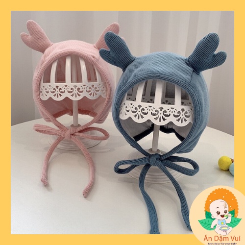 Mũ beanie màu trơn cho trẻ em sơ sinh, nón xinh cotton cho bé trai bé gái SAMI KIDS