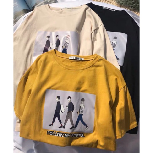 Áo phông Follow me steps