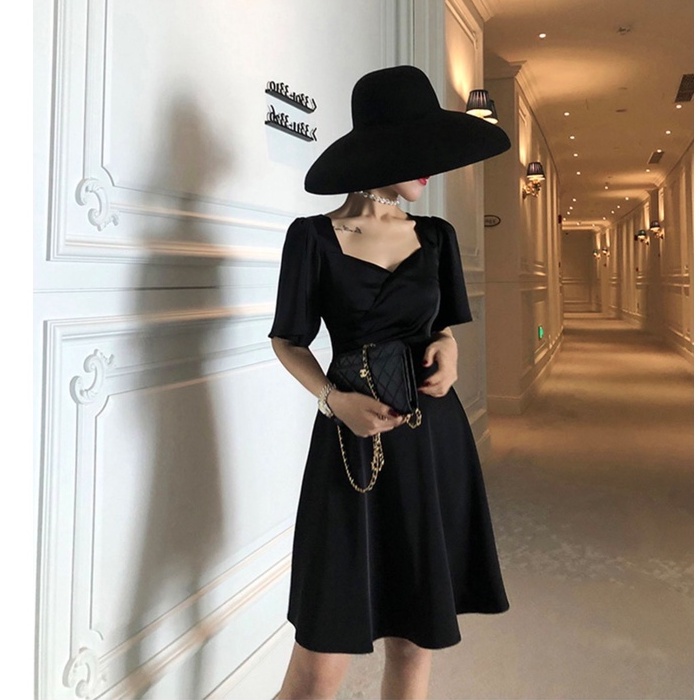 Đầm nhung nữ thiết kế tay lỡ Bigsize DABS36 Dành cho các nàng mũm mĩm 55-95kg | BigBuy360 - bigbuy360.vn