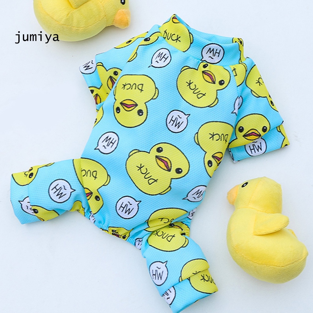 Bộ Đồ Ngủ Màu Sắc Xinh Xắn Giữ Ấm Chống Rách Tiện Dụng Cho Cún Cưng