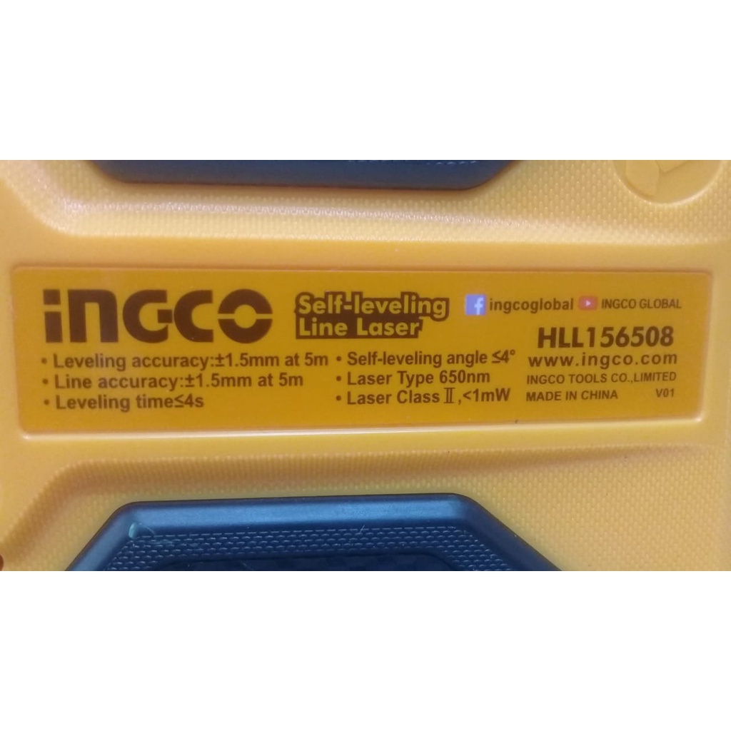 MÁY ĐO MỨC CÂN BẰNG LASER 0 ~ 15 M INGCO HLL156508- HÀNG CHÍNH HÃNG