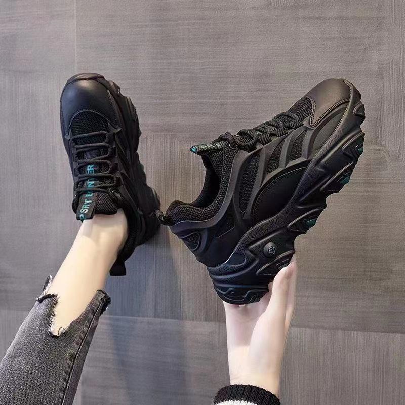 Giày thể thao nữ, giày sneaker ulzzang độn đế cao phối lưới trẻ trung năng động