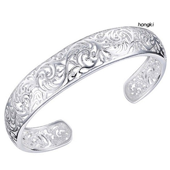 Vòng Tay Hở Mạ Bạc 925 Thời Trang Dành Cho Nữ