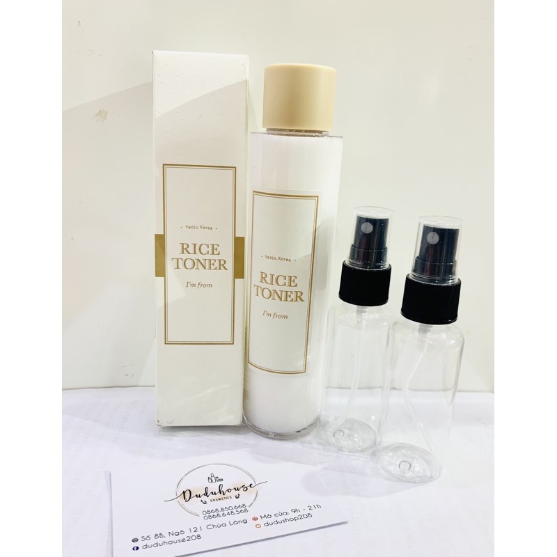 Nước Hoa Hồng Chiết Xuất Gạo Dưỡng Sáng Da I'm from Rice Toner 150ml | BigBuy360 - bigbuy360.vn