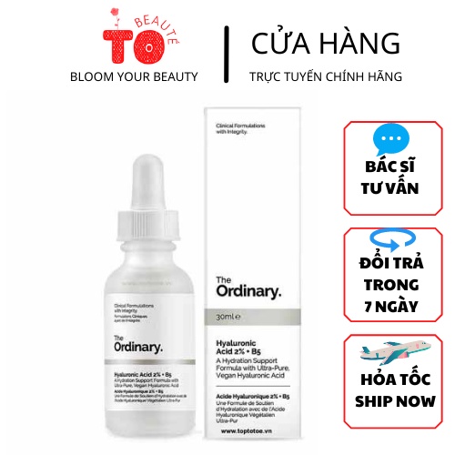 [CHÍNH HÃNG] Serum The Ordinary HA 2%+ B5 30ml