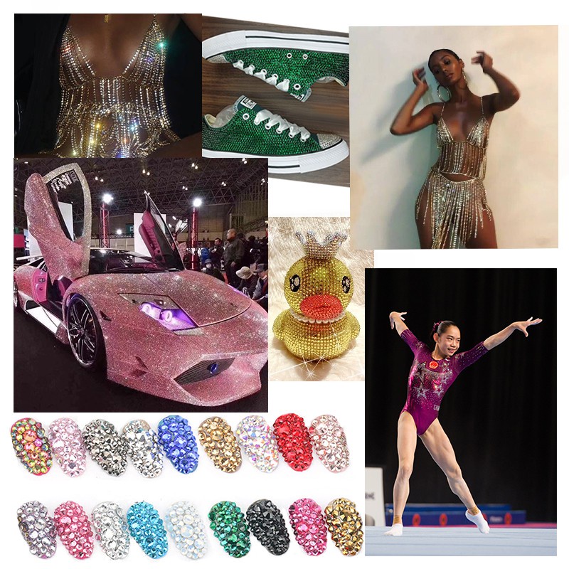 Túi 1440 Hạt Cườm Vải Chất Lượng Cao Dùng Để Trang Trí diy