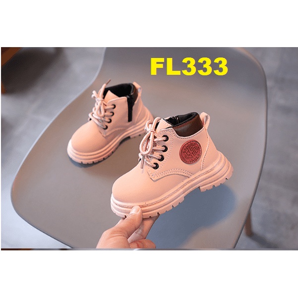 Giày bốt cổ cao cho bé trai và gái FL333