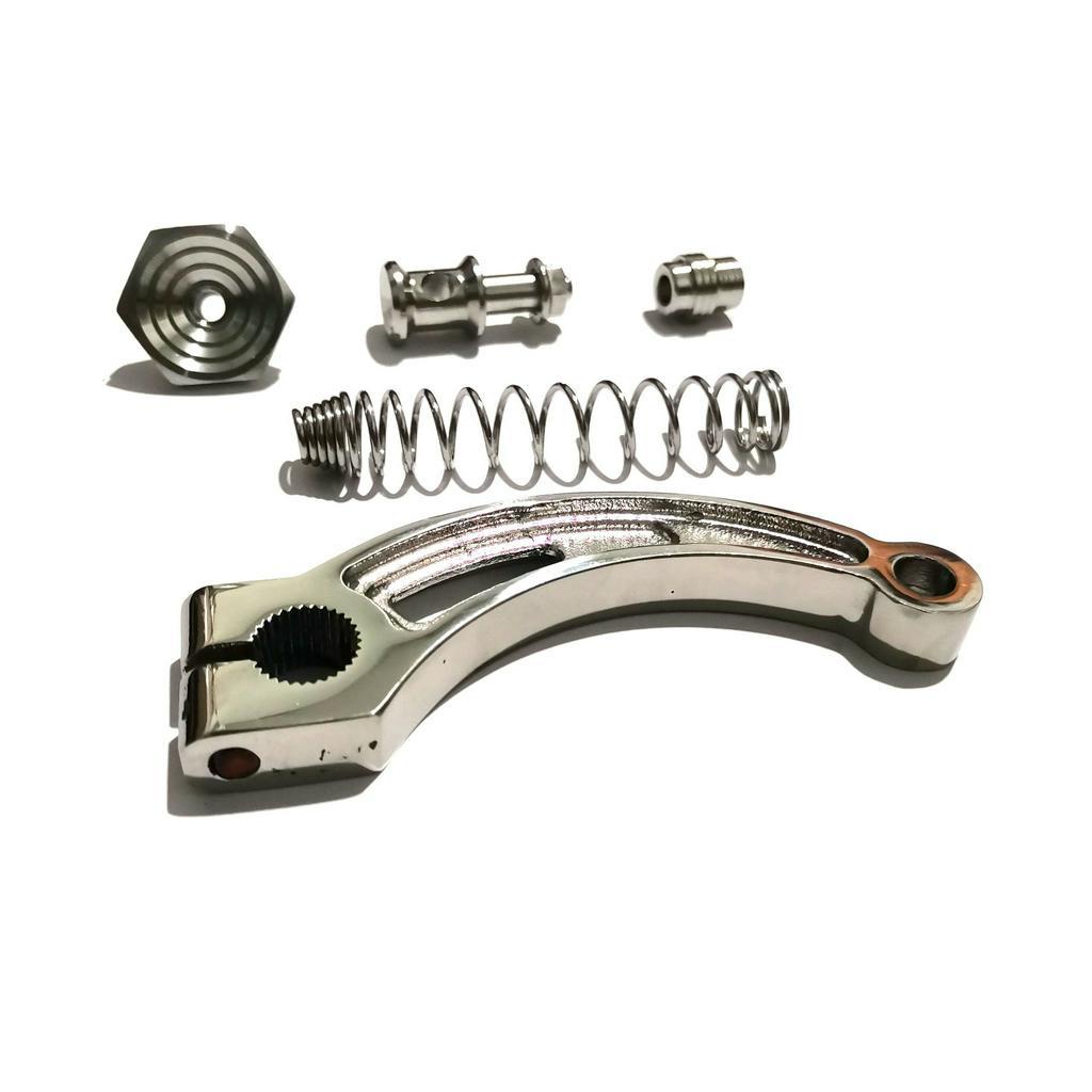 Càng Thắng Inox 304 Salaya Tekegawa Càng Thắng Trước - Sau CNC Nguyên Khối Sắc Sảo Sáng Bóng Gắn Xe Thắng Đùm