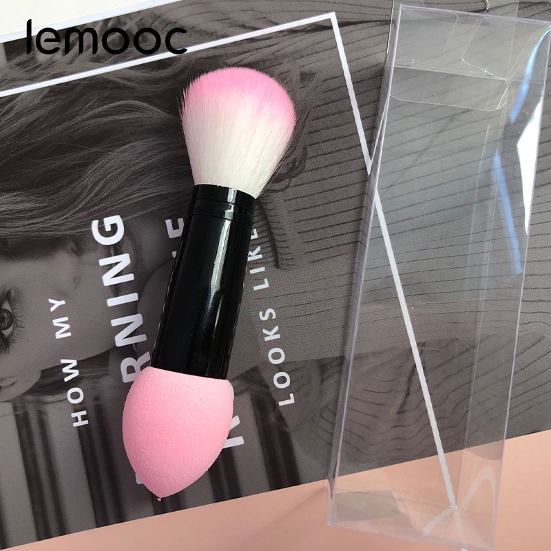 Cọ Trang Điểm Bằng Sợi Nylon Màu Hồng