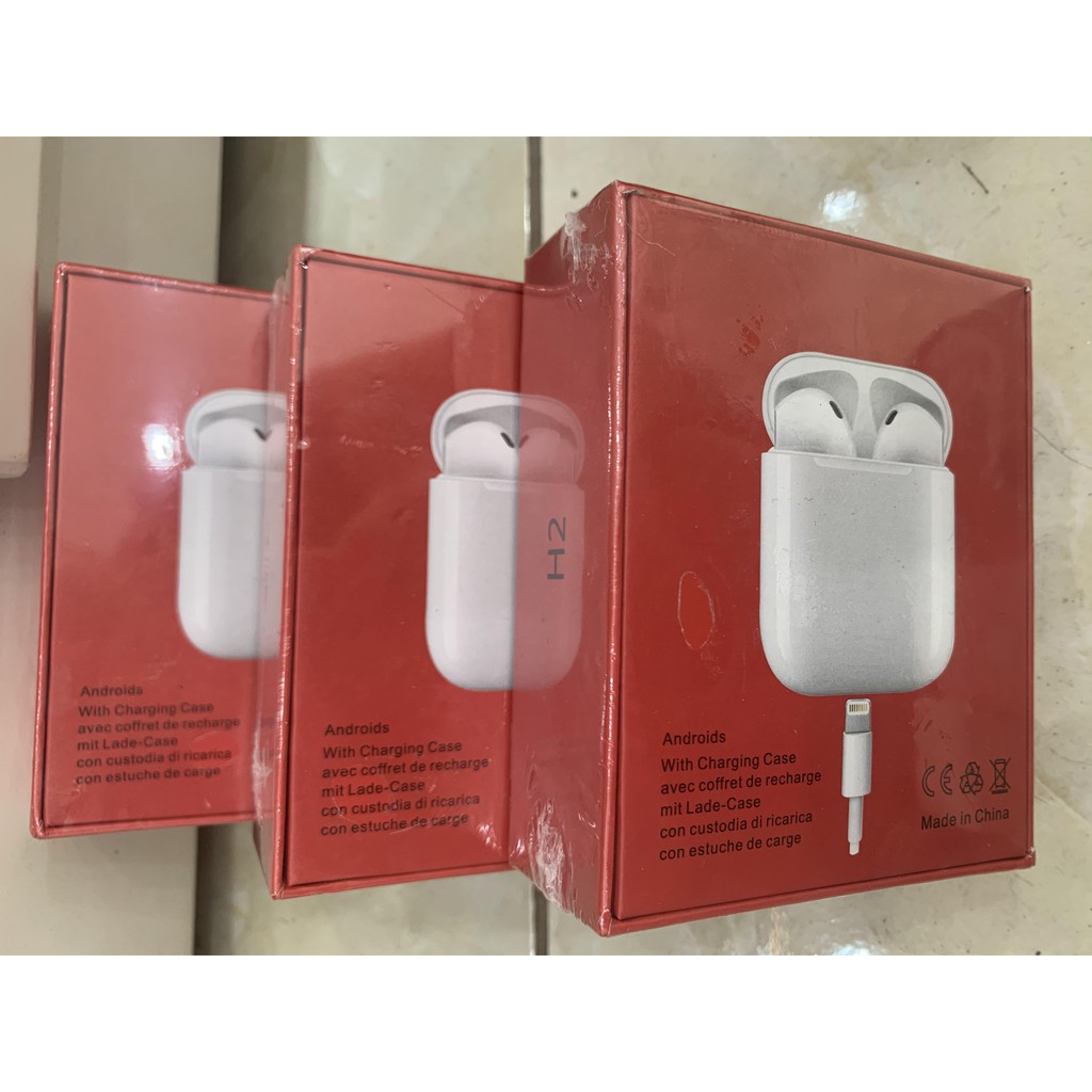 Tai nghe bluetooth không dây 2 tai H2, tai nghe airpod