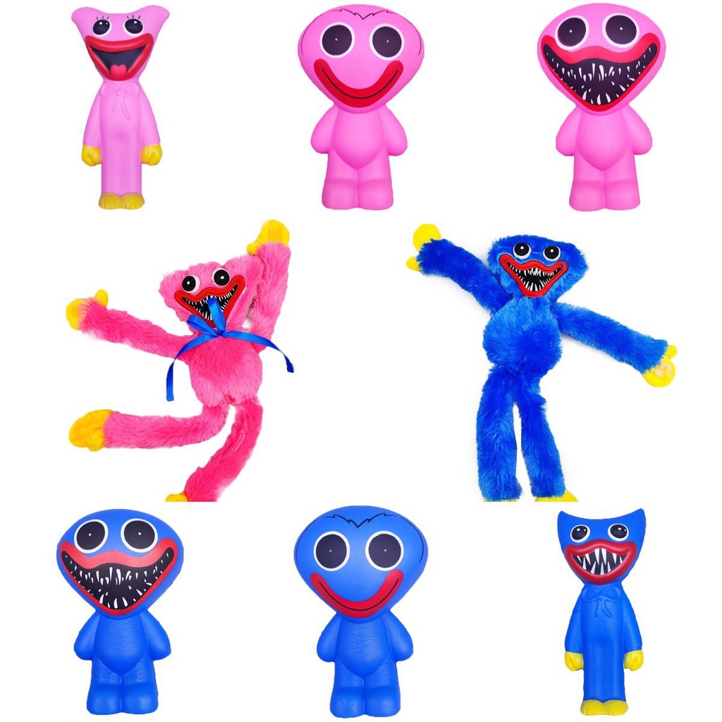 Gấu nhồi bông Poppy Playtime Huggy Wuggy Kissy Missy nhung mịn dành cho trẻ