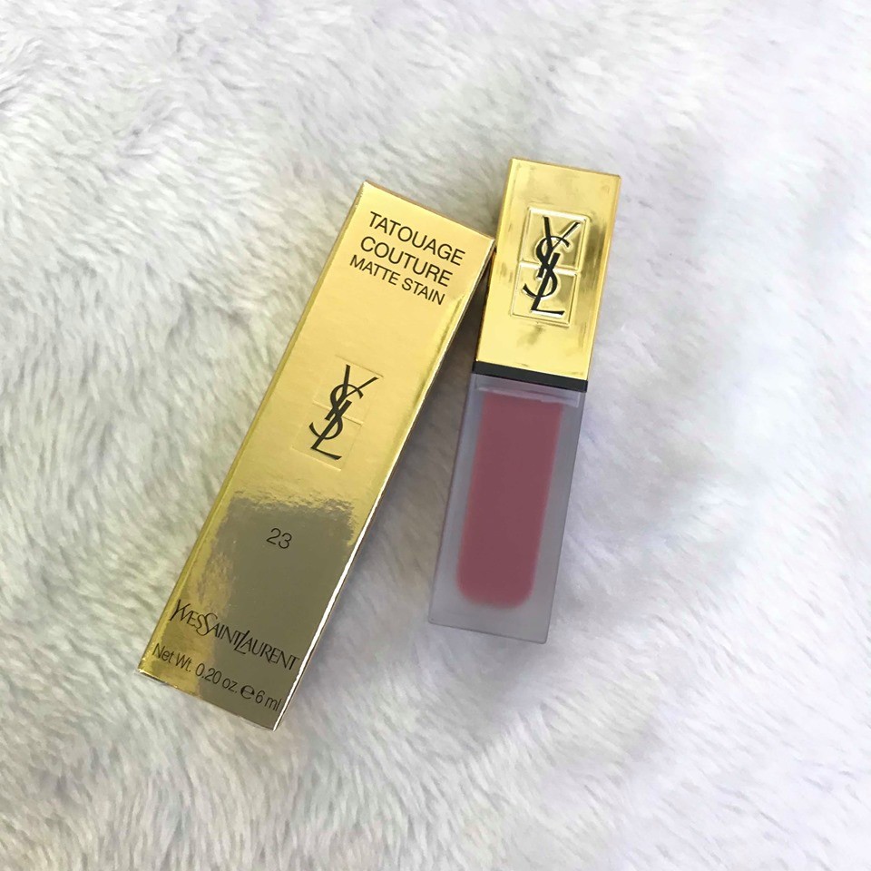 Son Kem Lì Ysl Tatouage Couture Mate Stain màu 23