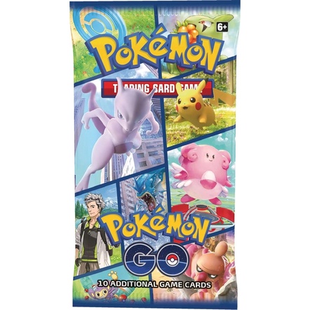 Thẻ bài Pokemon chính hãng Pokemon Go - 1 túi 10 thẻ