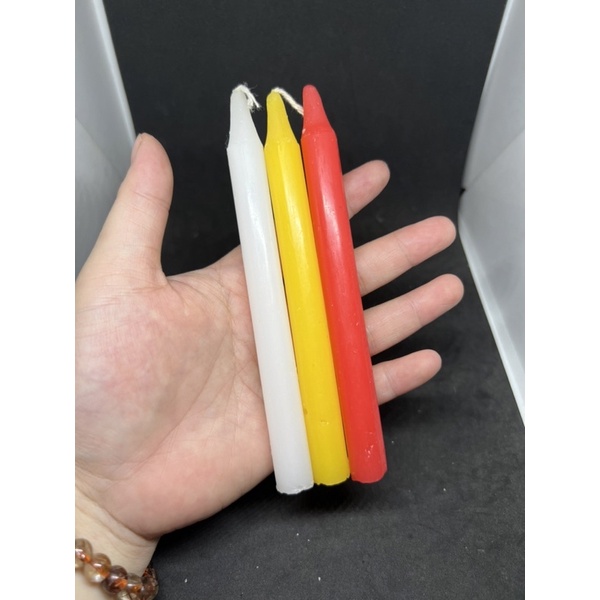 Nến nghi lễ Nến cây trắng đỏ vàng đồng giá 2k
