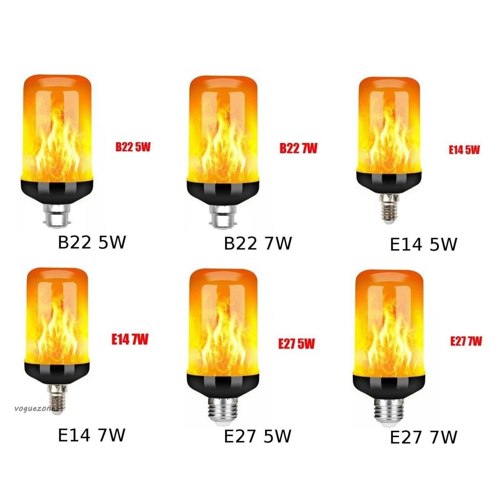 Đèn Mô Phỏng Ngọn Lửa Giả 4 Chế Độ 85-265v 2020