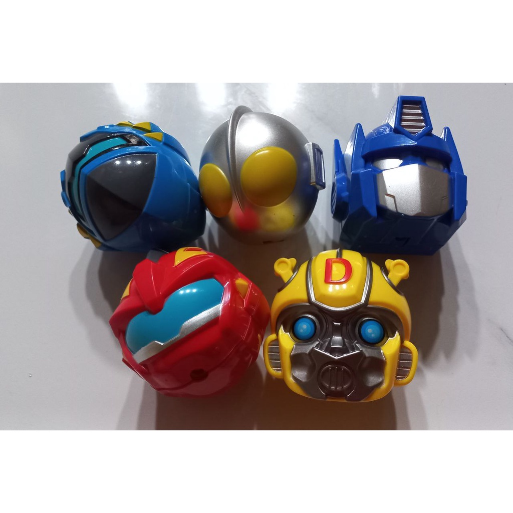 Đồ Chơi Mô Hình Ultraman, Siêu Nhân Đầu Bự, Đồ Chơi Lắp Ghép Cho Bé, Size Mini 02144