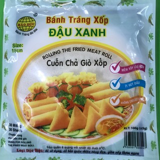 Bánh tráng xốp đậu xanh - Com bo 5 gói