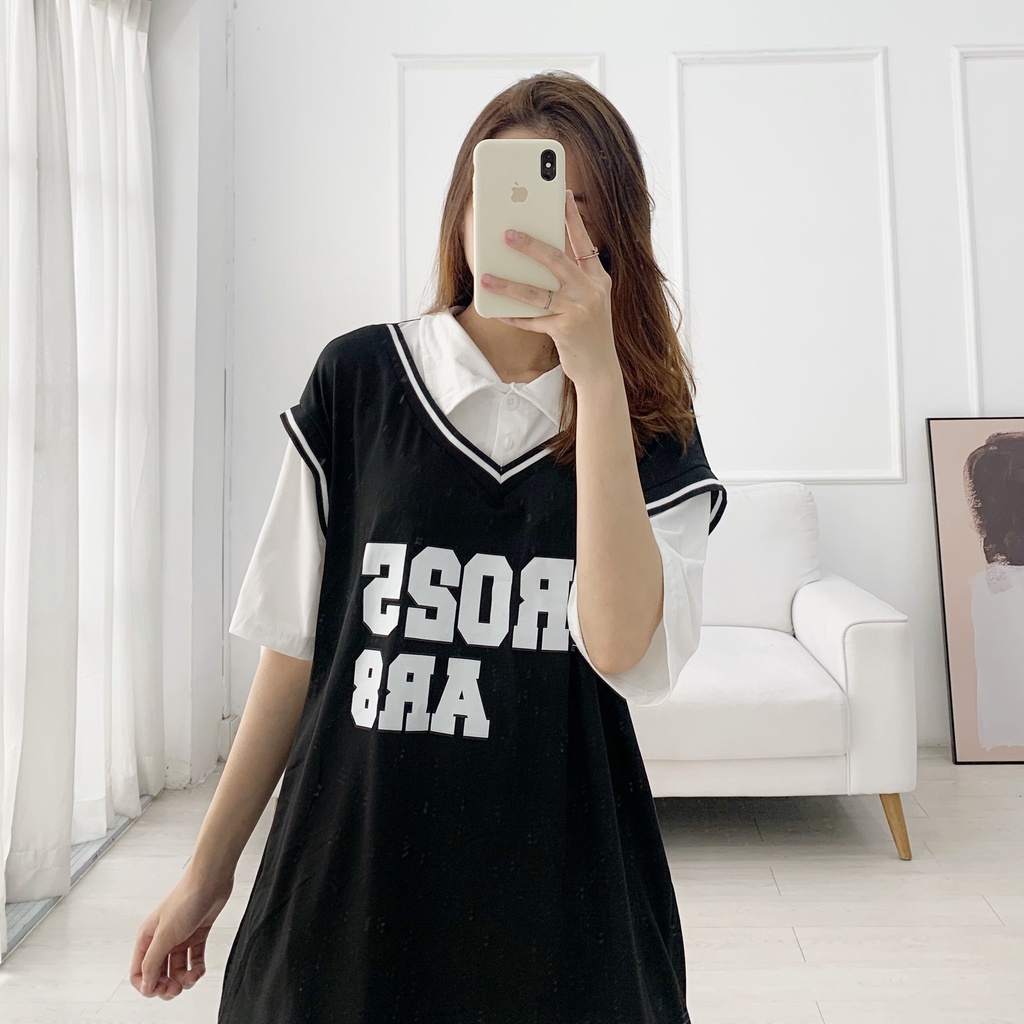 Áo Thun Gỉa Set Polo - Leda