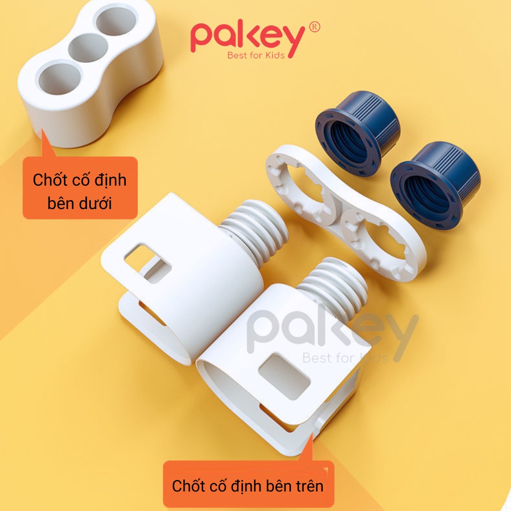 Quây Cũi Nhựa Gấp Gọn Chính Hãng PAKEY Tặng Thảm + Giỏ Bóng, Quây Nhà Banh Mickey Mẫu Mới Nhất Bảo Hành 1 Năm