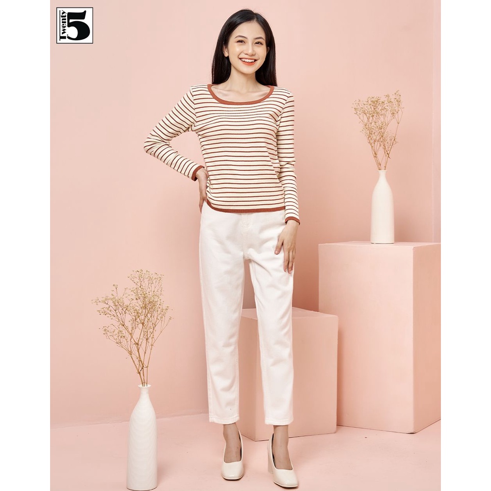 Áo len mỏng nữ kẻ ngang Twentyfive 3842 | BigBuy360 - bigbuy360.vn