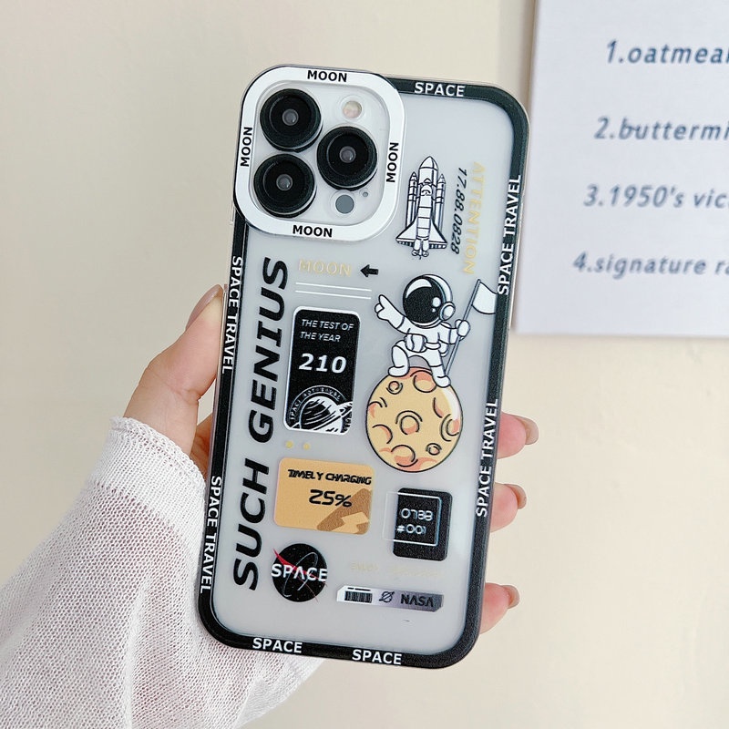 Ốp Điện Thoại Mềm Hình Phi Hành Gia Cho Xiaomi Redmi Note 11 11S 4G 10C 10 9S 9 8 7 6 7A 6A S2 9T 9A 9C Poco X3 NFC GT F3 F2 M3 M4 Pro 5G 4G