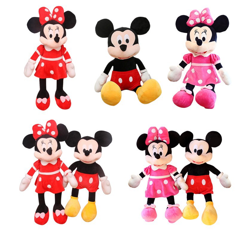 Thú Nhồi Bông Hình Chuột Mickey Dễ Thương 40cm