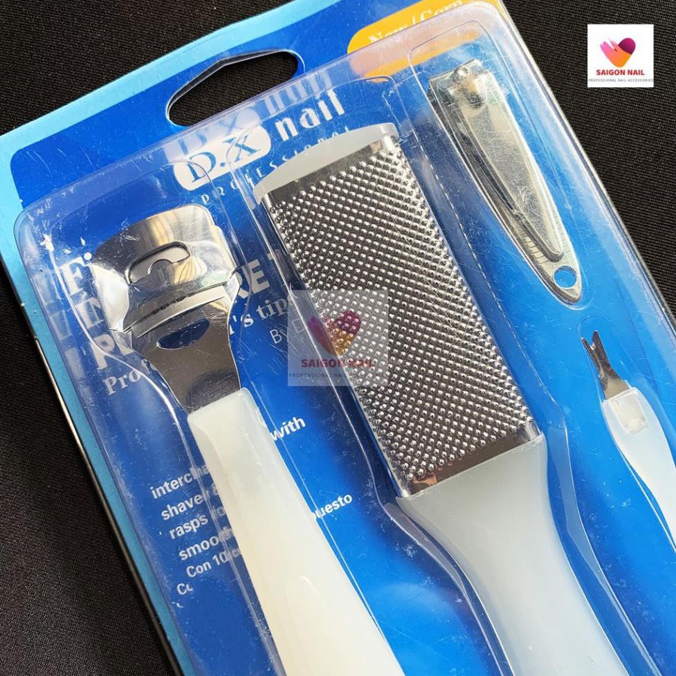 Bộ dao cạo gót chăm sóc toàn diện D.X Nail - 5 món