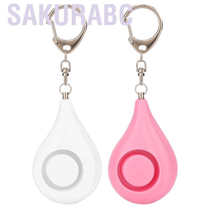 Sakurabc Key ring with personal alarm  125Db security alarms survival whistle providing and property insur