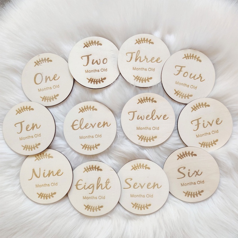 Bộ Thẻ Ghi Chú Dùng Làm Quà Tặng Sinh Nhật Cho Bé Sơ Sinh