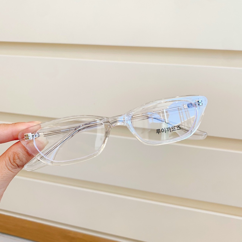 Gọng kính mắt mèo cốt kim loại cao cấp K9075