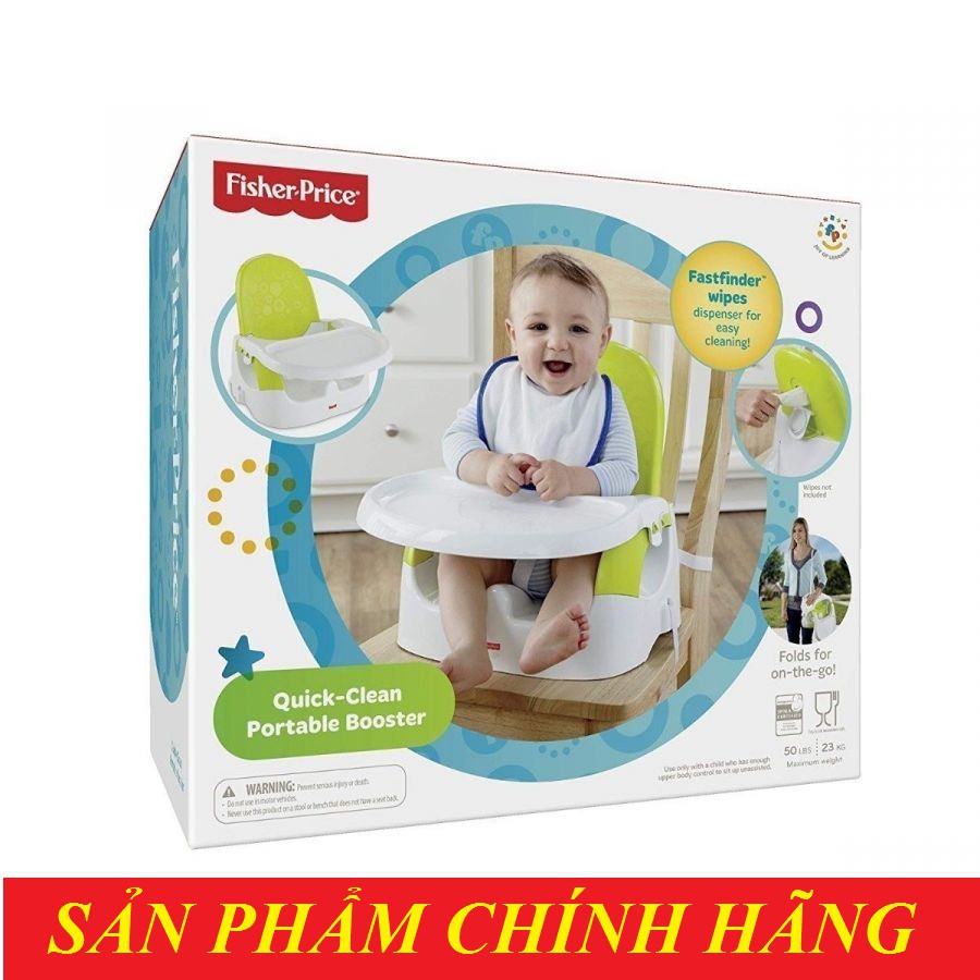 GHẾ TẬP ĂN DẶM CHÍNH HÃNG FISHER PRICE CHO BÉ