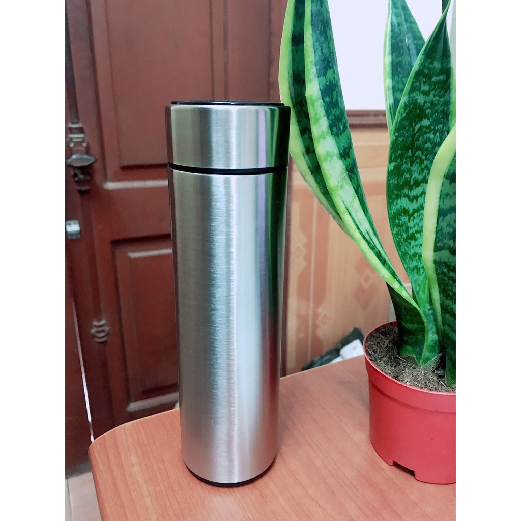 [Freeshipxtra] Bình giữ nhiệt ly giữ nhiệt nắp cảm ứng hiển thị nhiệt độ inox 304 dung tích 500ml