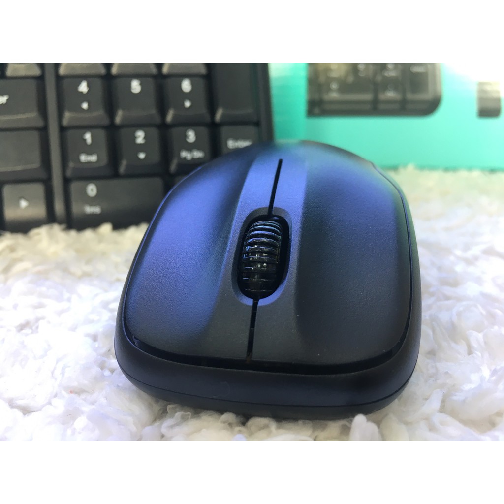 Bàn Phím Và Chuột Logitech MK220 Không Dây - Hàng chính hãng LOGITECH ( ÊM , BỀN , RẺ )