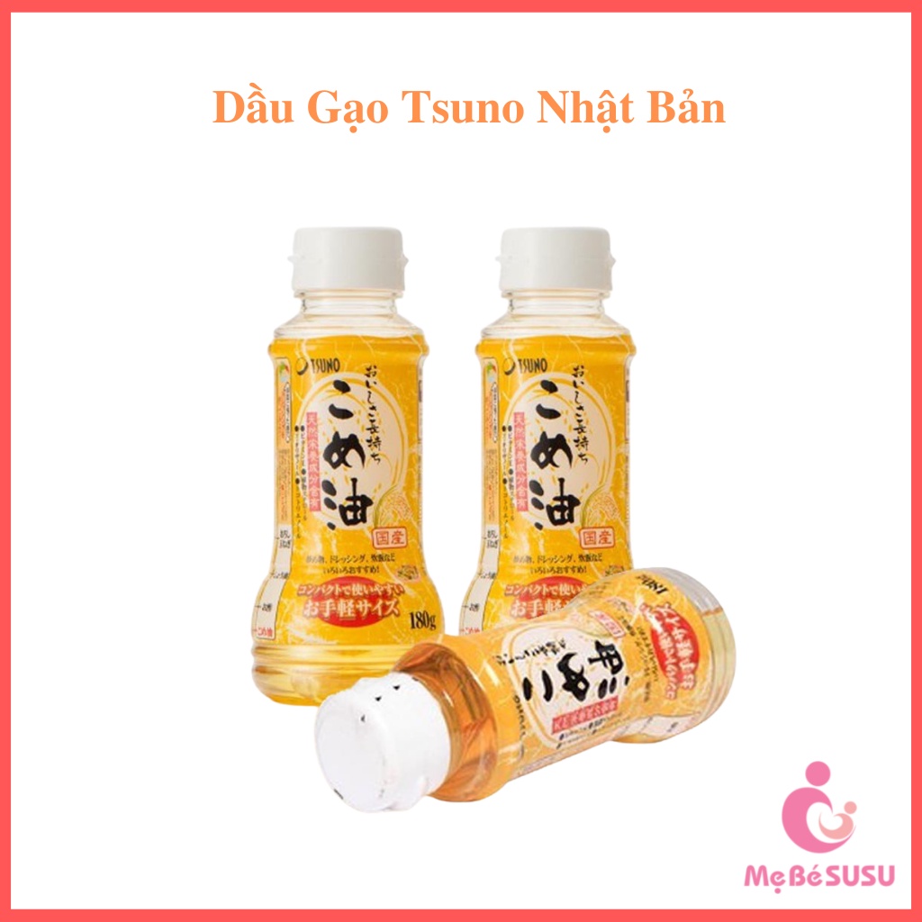 Dầu Gạo Tsuno Nhật Bản , Dầu Ăn Dặm Cho Bé