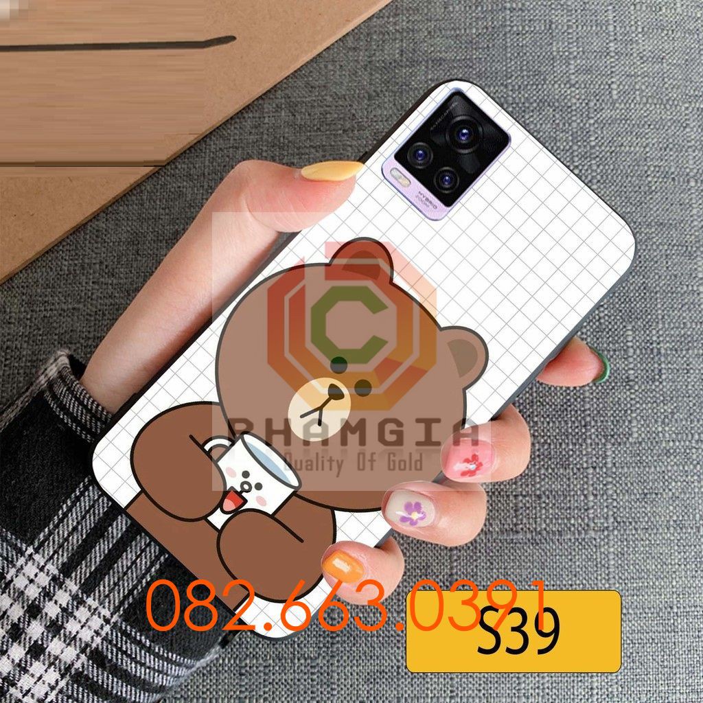 Ốp lưng Vivo V20 dẻo in hình thỏ cony dễ thương