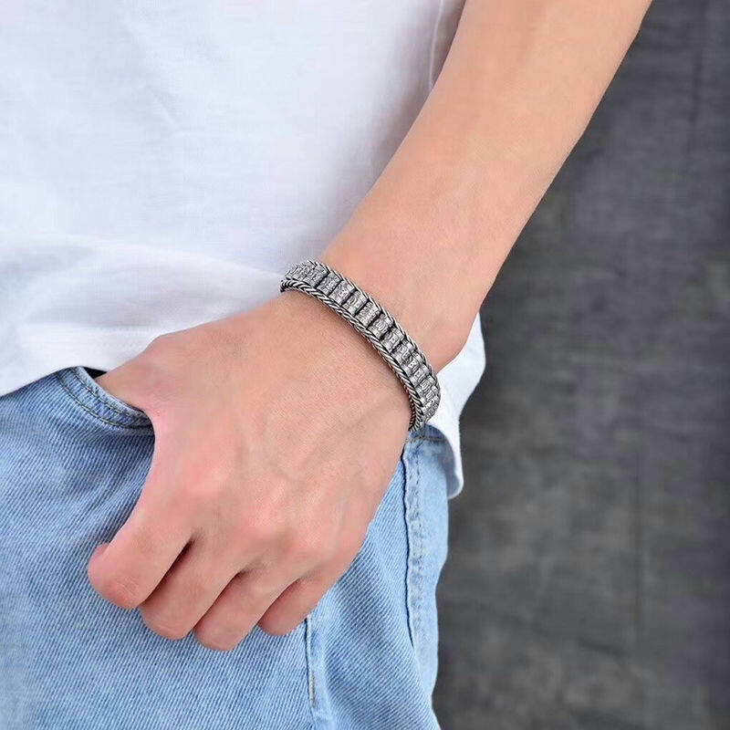Plun -Vòng tay kinh luân Tây Tạng Vòng tay kinh thánh tiếng Phạn Quả cầu xoay được truyền cảm hứng cho sự giàu có và thành công cho bạn. Vòng tay may mắn