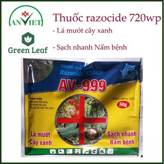 Thuốc phòng trừ bệnh: Vàng lá , rỉ sắt , sương mai , thán thư , xỉ mủ - Razocide 720WP