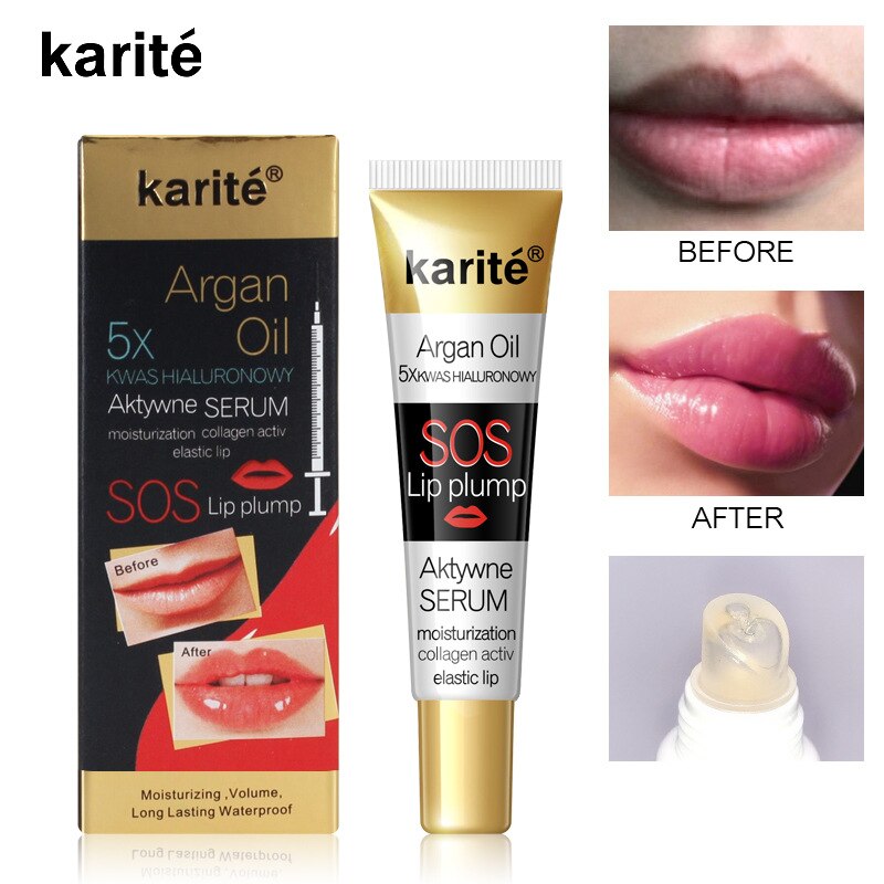 Kiss beauty kiss beauty lip plumping 17ml dưỡng ẩm collagen kích hoạt môi đàn hồi dầu argan nữ trang