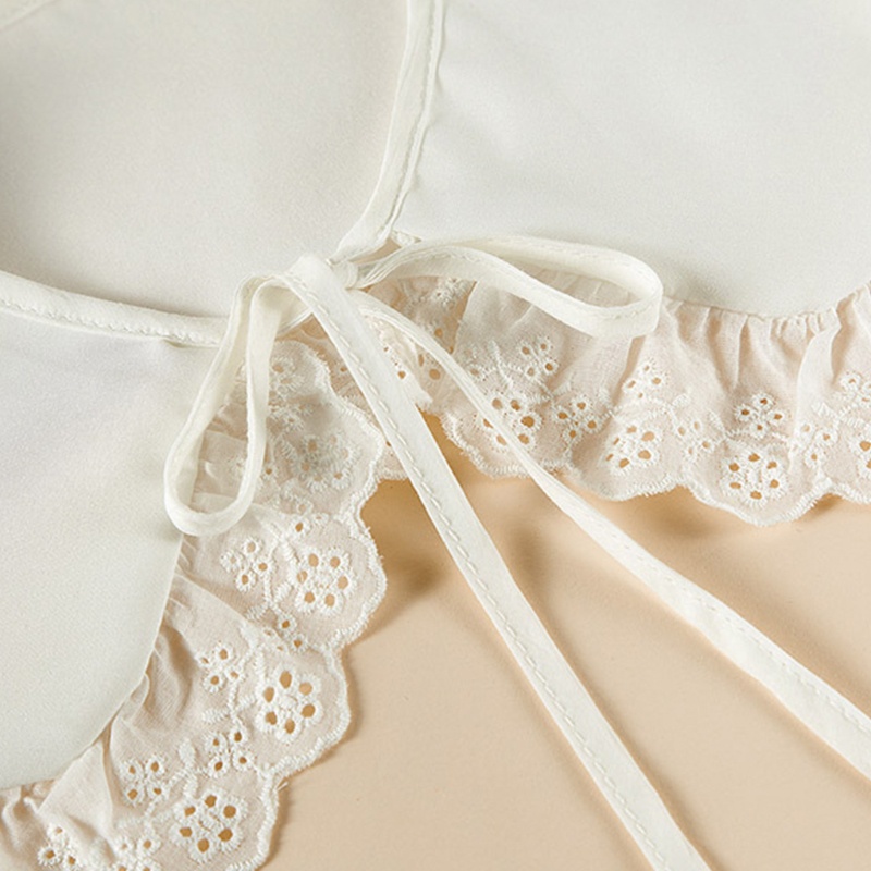 Yoioi Vòng Cổ Ren Ngắn Phối Bèo Nhún Phong Cách Nhật Bản Cho Búp Bê